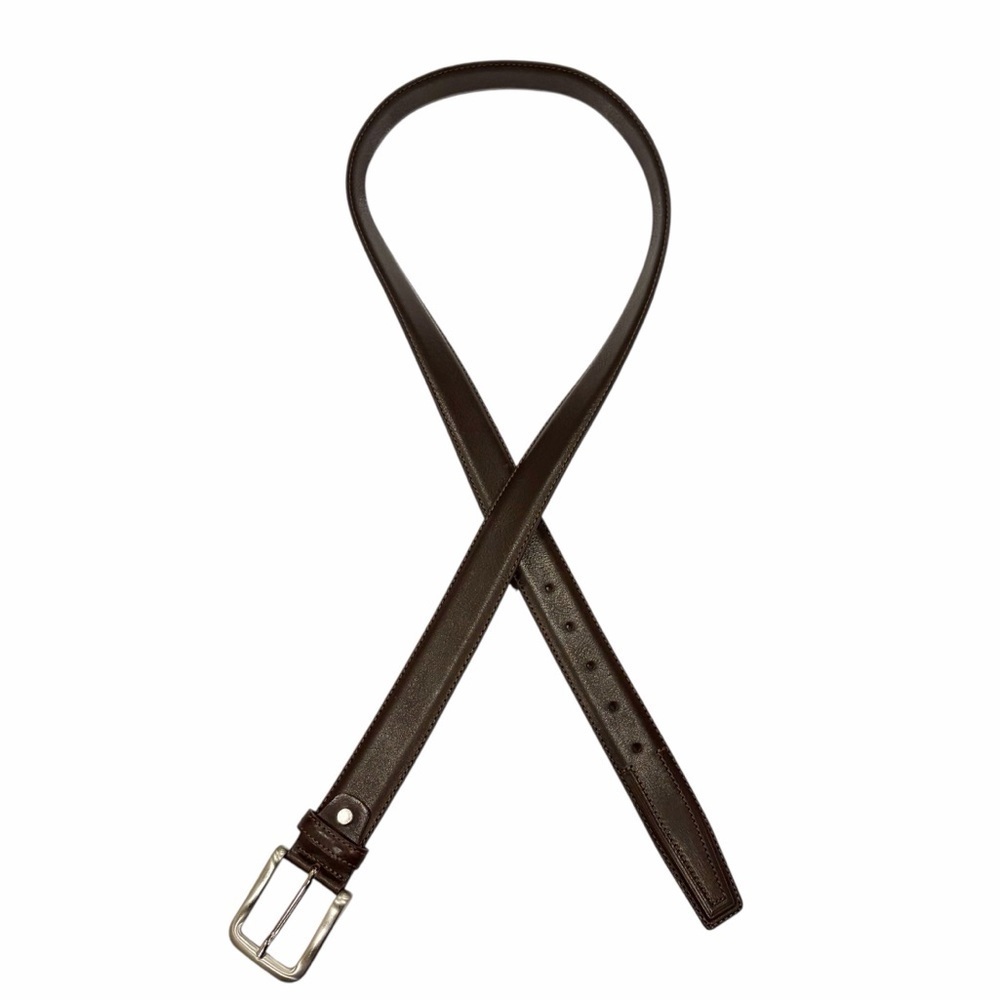 Officina Artigiana Brown Leather Made in Italy Belt size 40 - Picture 2 of 7